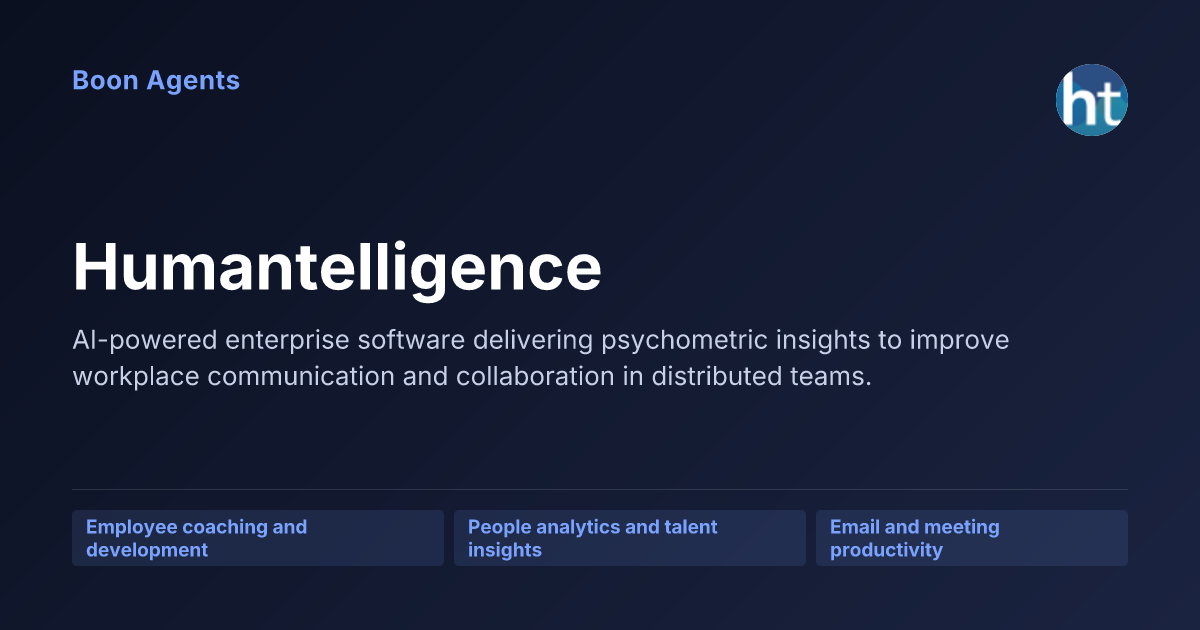 Humantelligence — company overview