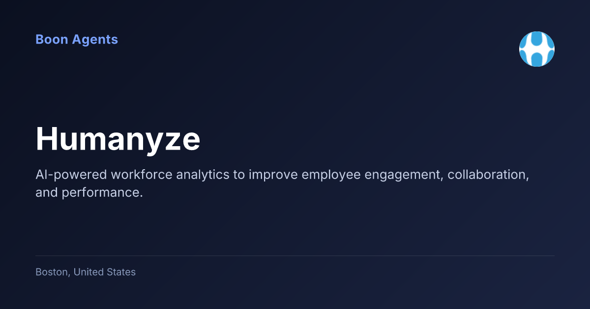 Humanyze — company overview