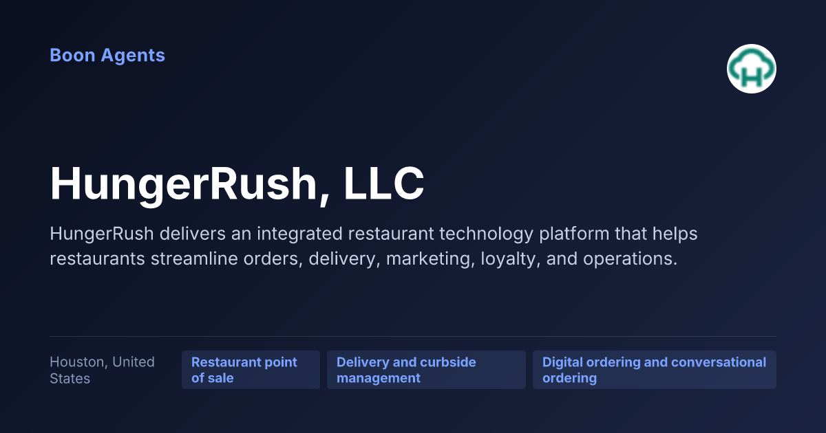 HungerRush, LLC — company overview