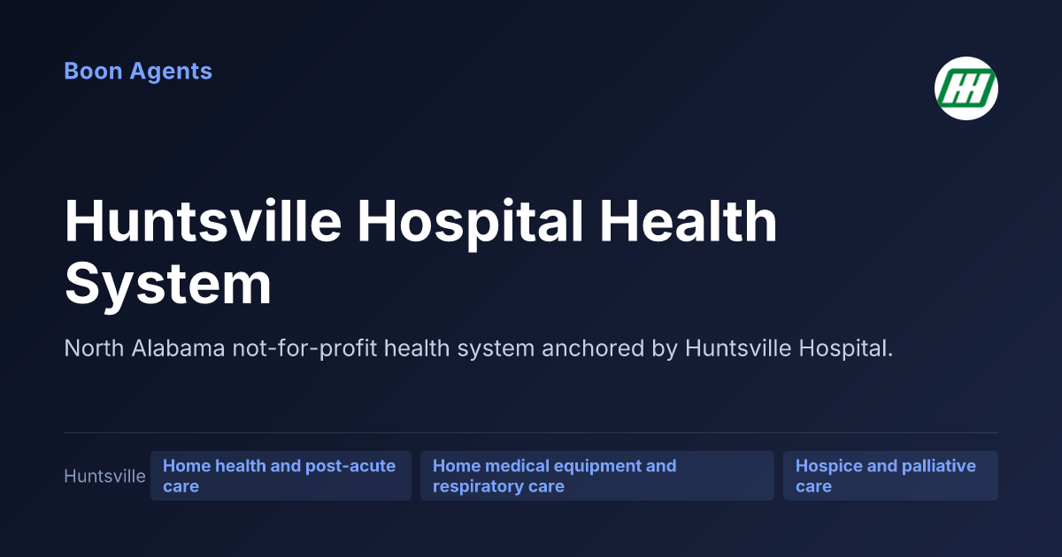 Huntsville Hospital Health System — company overview