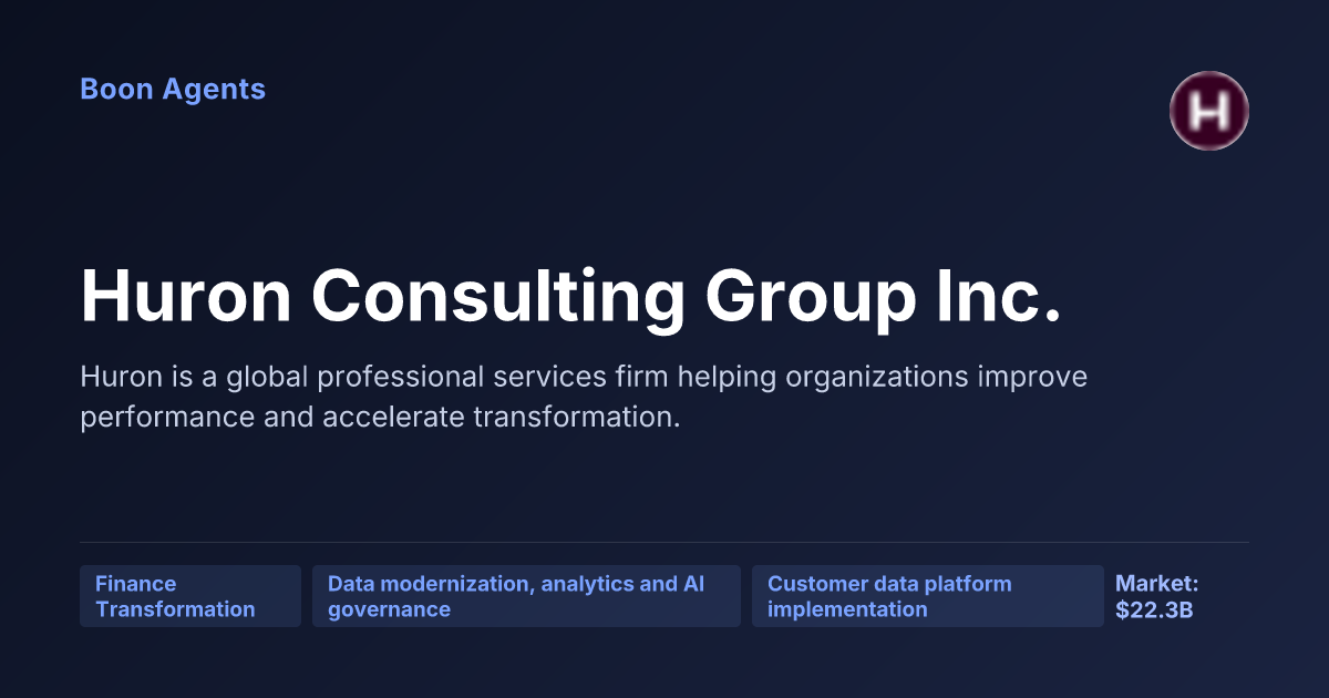 Huron Consulting Group Inc. — company overview