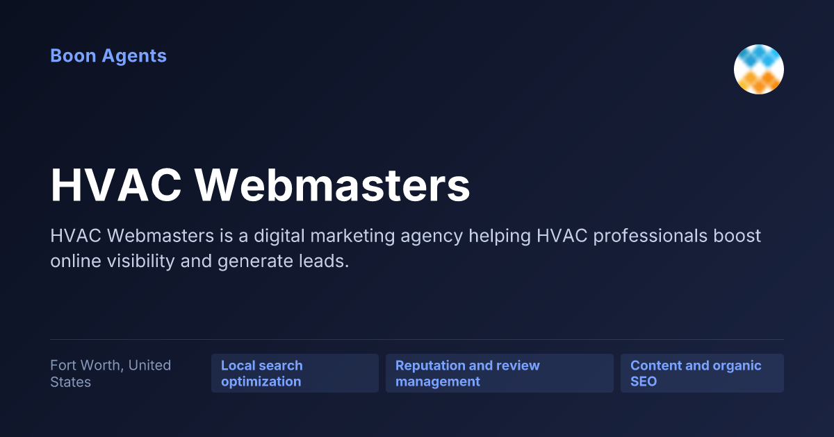 HVAC Webmasters — company overview