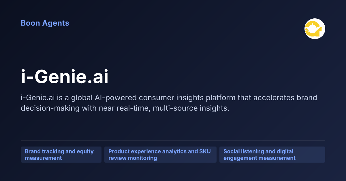 i-Genie.ai — company overview