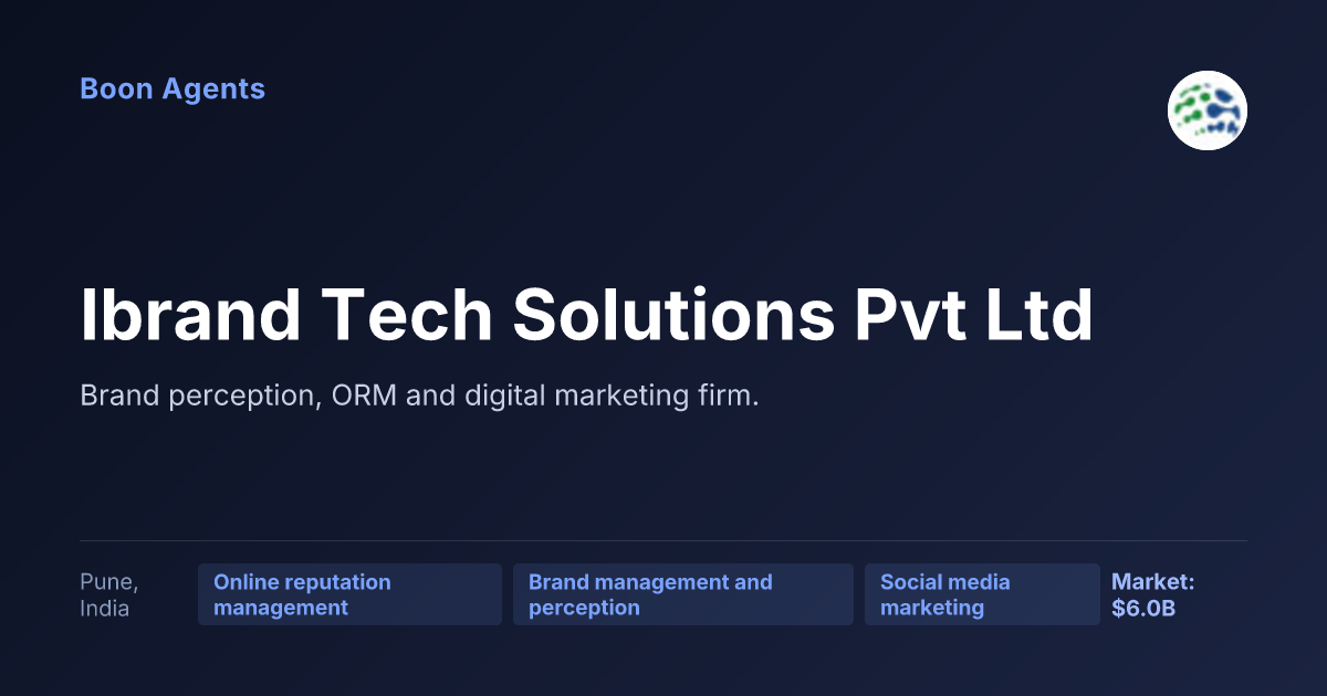 Ibrand Tech Solutions Pvt Ltd — company overview