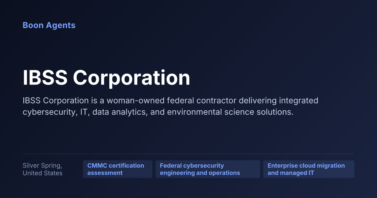 IBSS Corporation — company overview