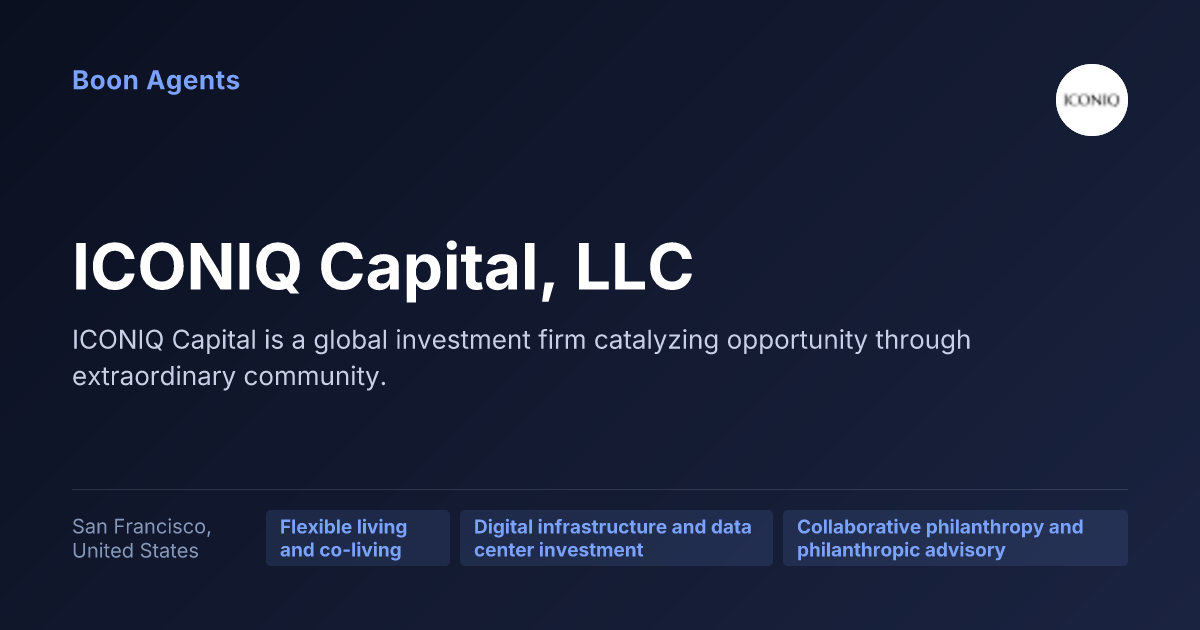 ICONIQ Capital, LLC — company overview