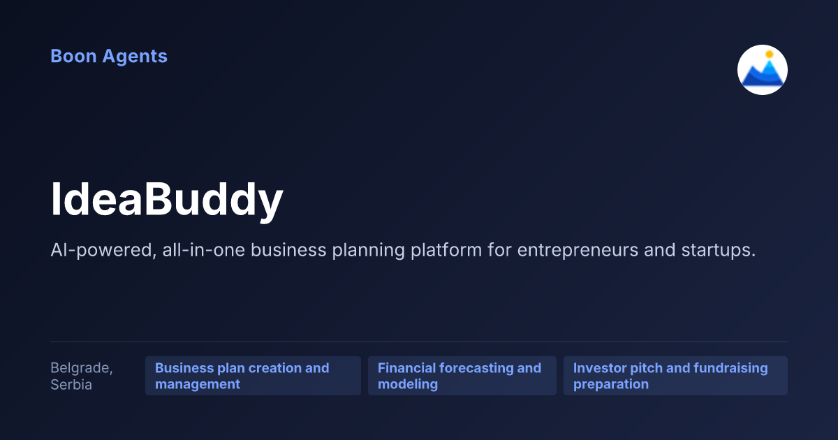 IdeaBuddy — company overview