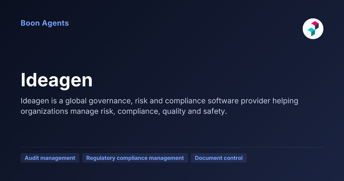 Ideagen — company overview