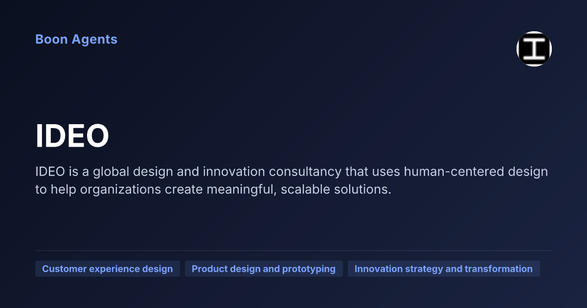 IDEO — company overview
