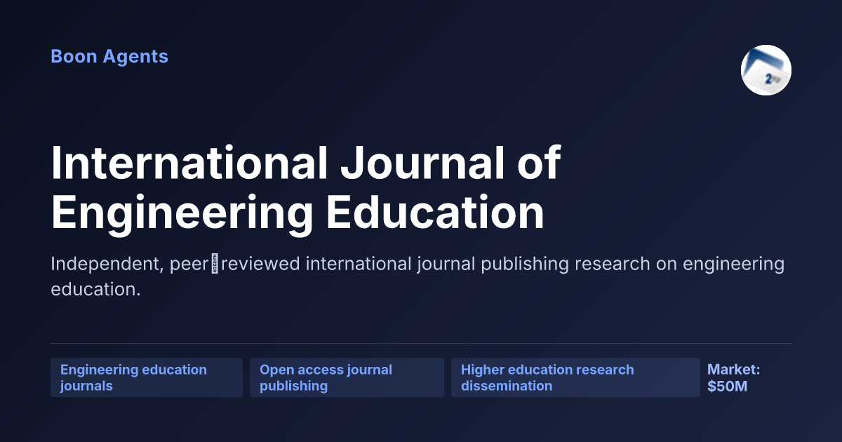 International Journal of Engineering Education — company overview