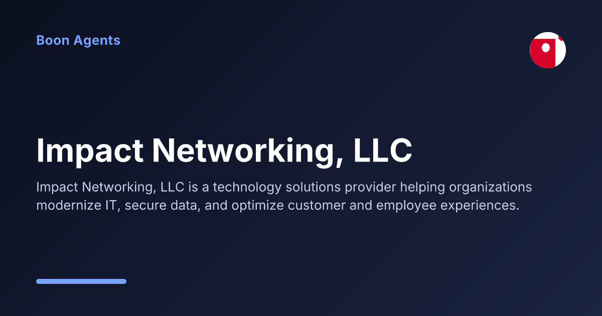 Impact Networking, LLC — company overview