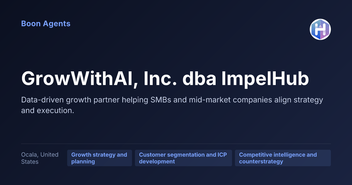GrowWithAI, Inc. dba ImpelHub — company overview
