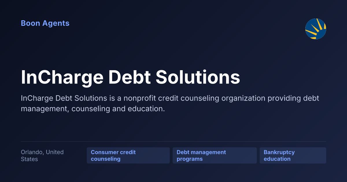 InCharge Debt Solutions — company overview