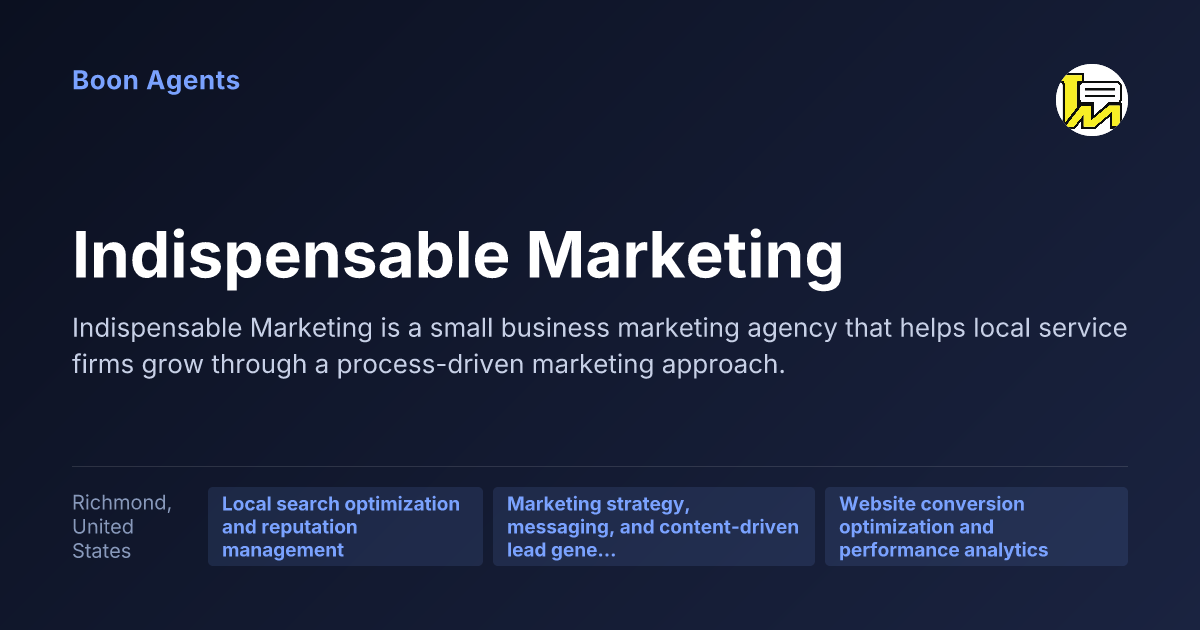 Indispensable Marketing — company overview