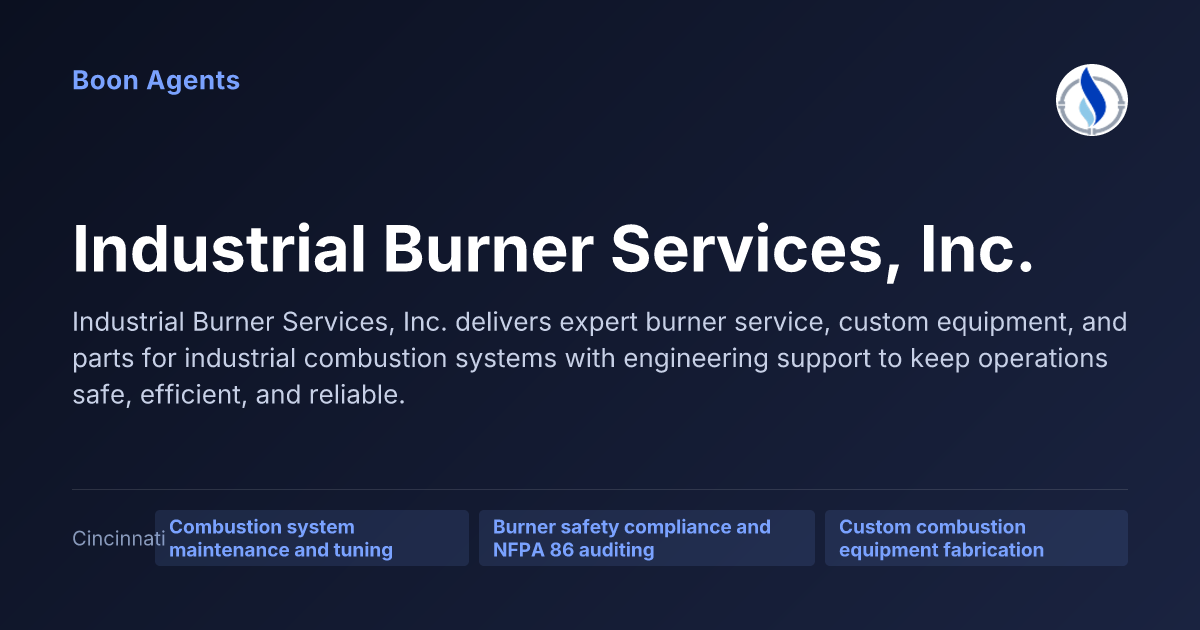 Industrial Burner Services, Inc. — company overview