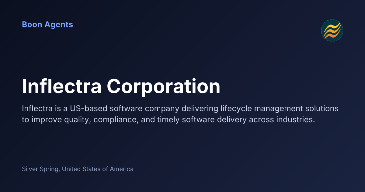 Inflectra Corporation — company overview