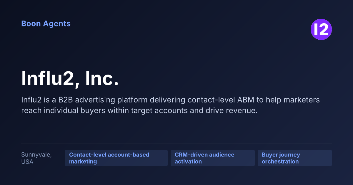 Influ2, Inc. — company overview