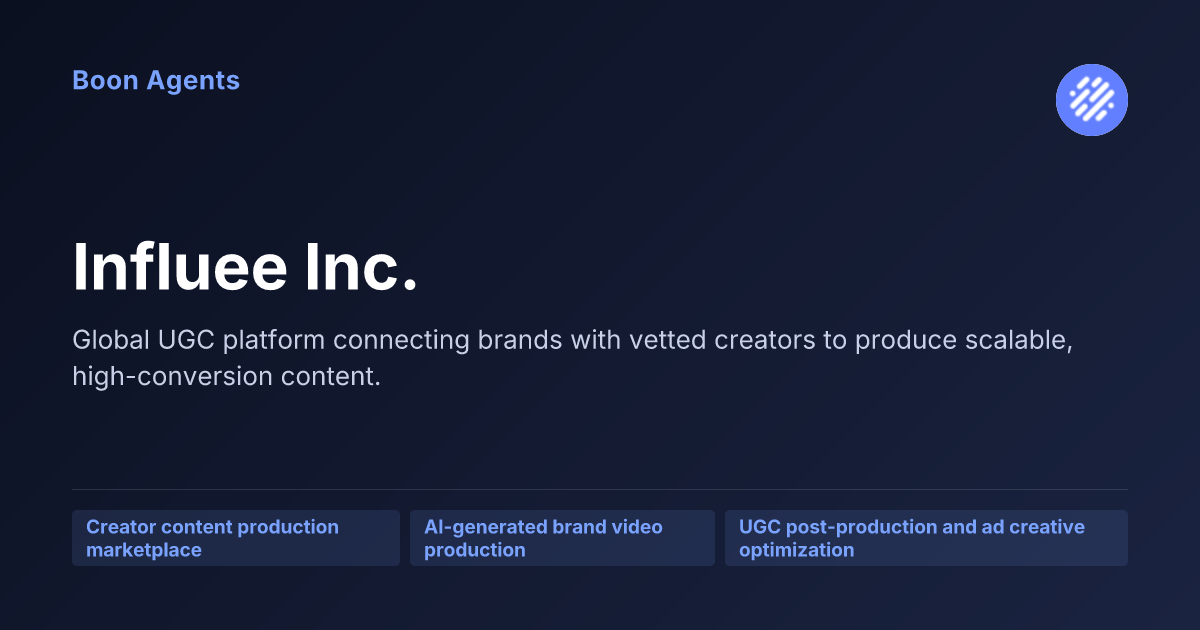 Influee Inc. — company overview