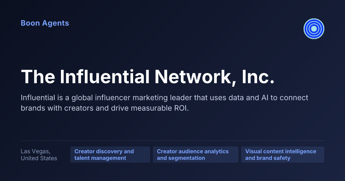 The Influential Network, Inc. — company overview