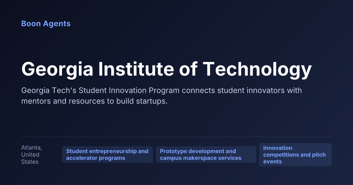 Georgia Institute of Technology — company overview