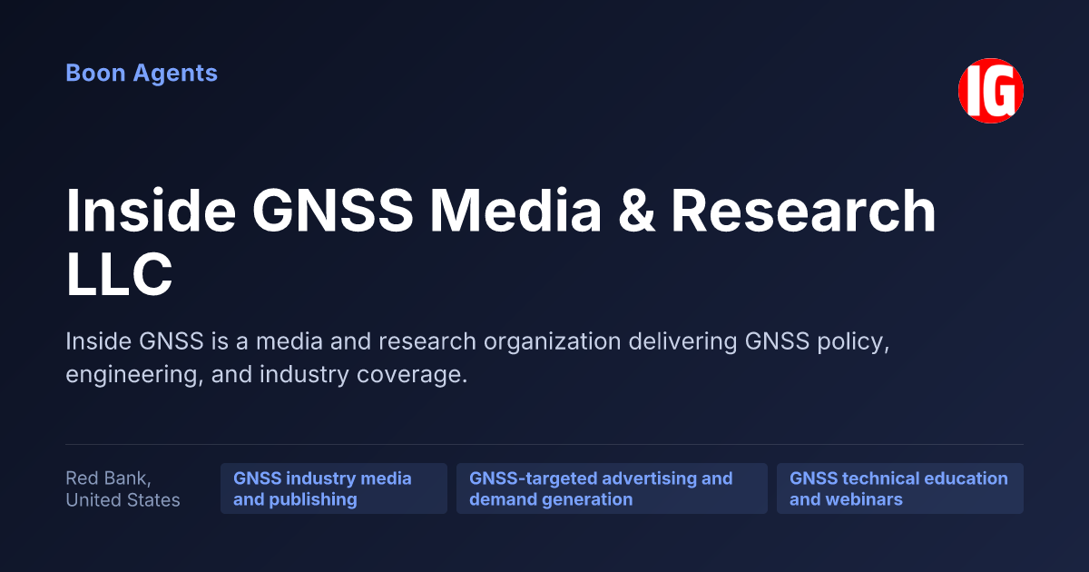 Inside GNSS Media & Research LLC — company overview
