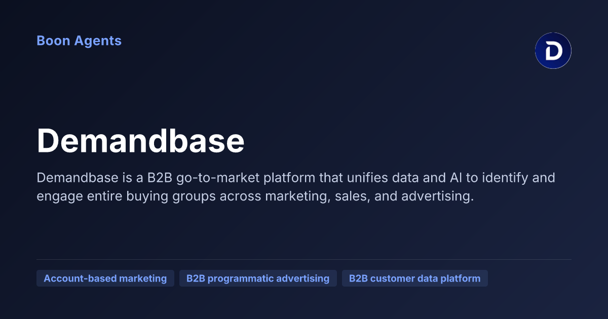 Demandbase — company overview