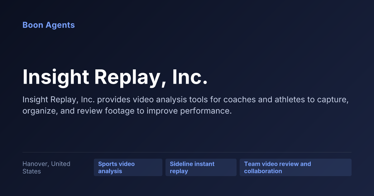 Insight Replay, Inc. — company overview