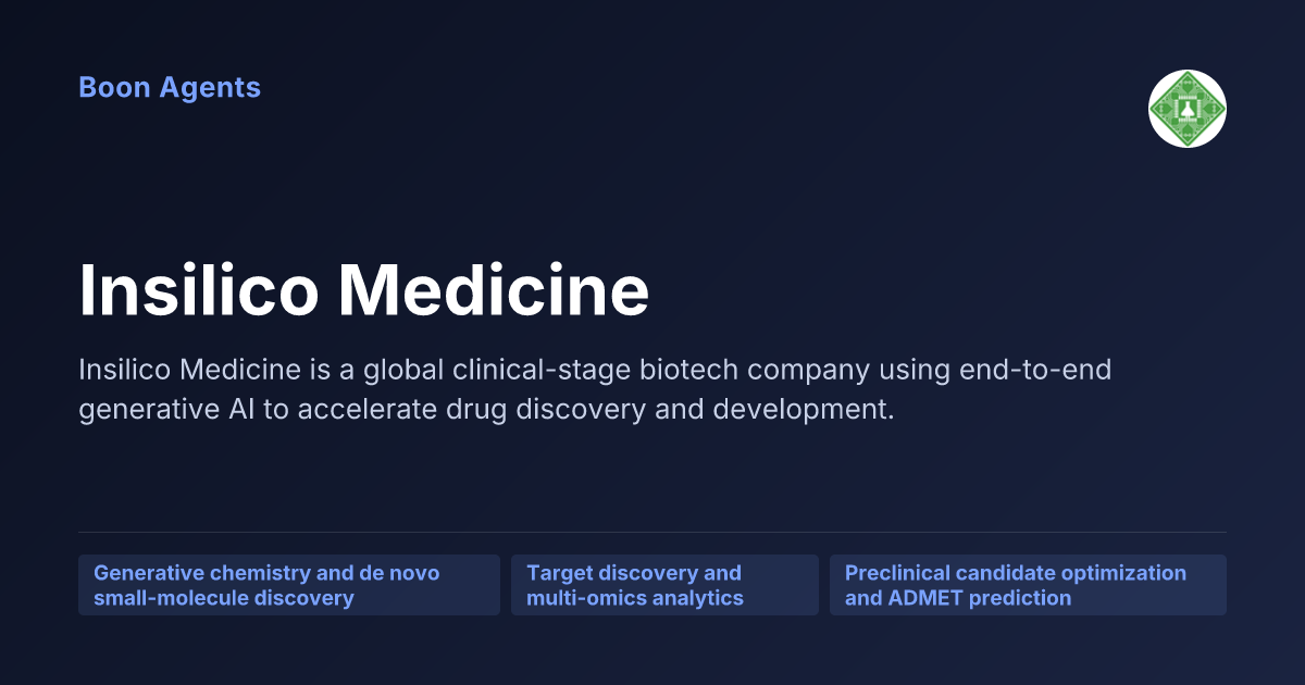 Insilico Medicine — company overview