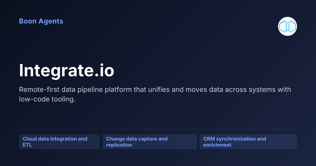 Integrate.io — company overview