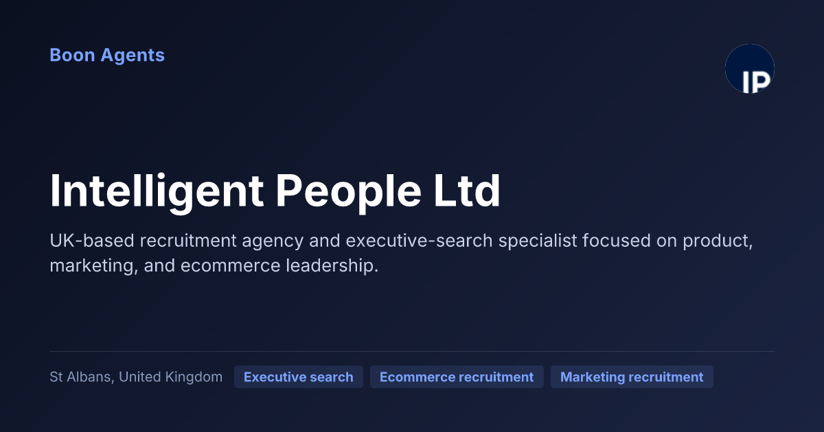 Intelligent People Ltd — company overview