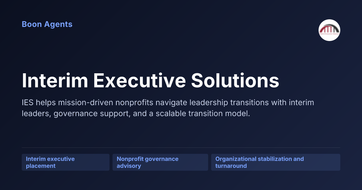 Interim Executive Solutions — company overview