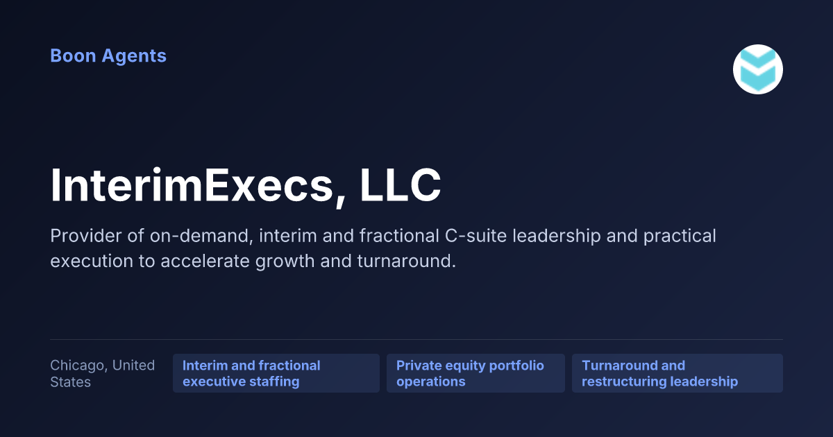 InterimExecs, LLC — company overview