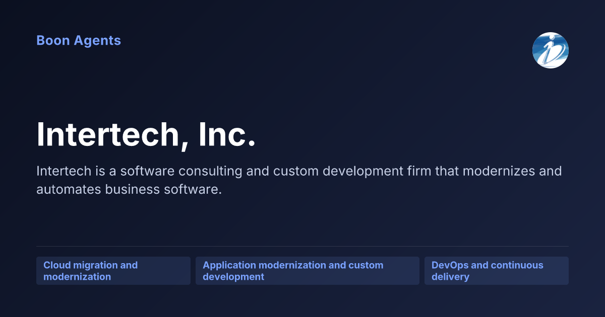 Intertech, Inc. — company overview