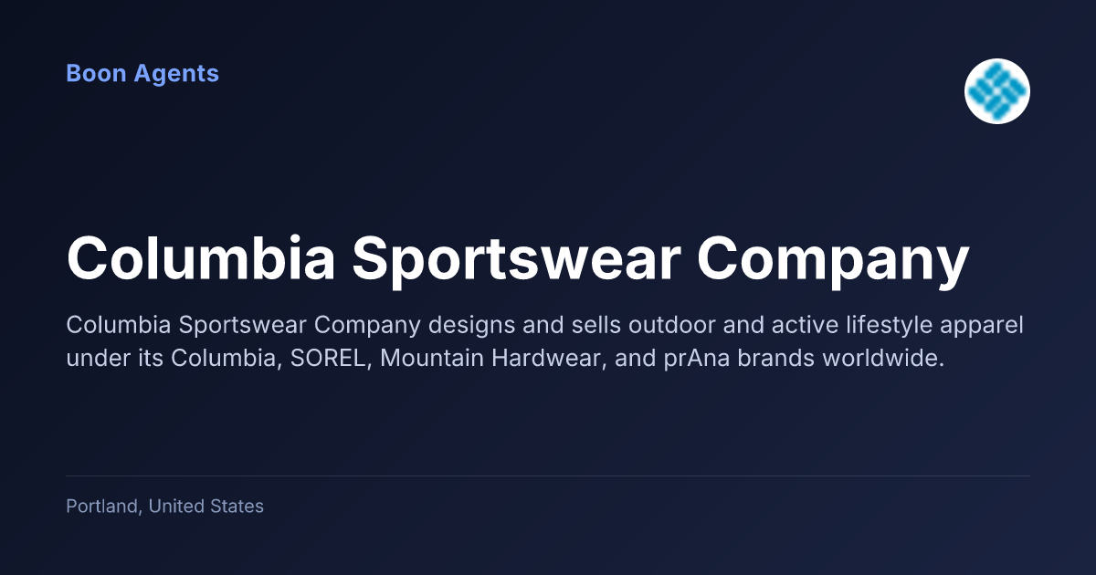Columbia Sportswear Company — company overview