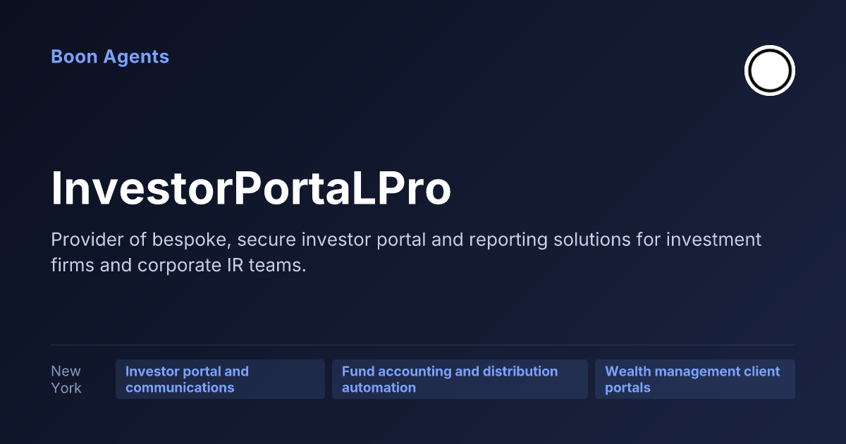 InvestorPortaLPro — company overview