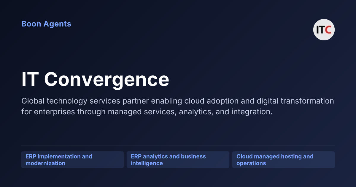 IT Convergence — company overview