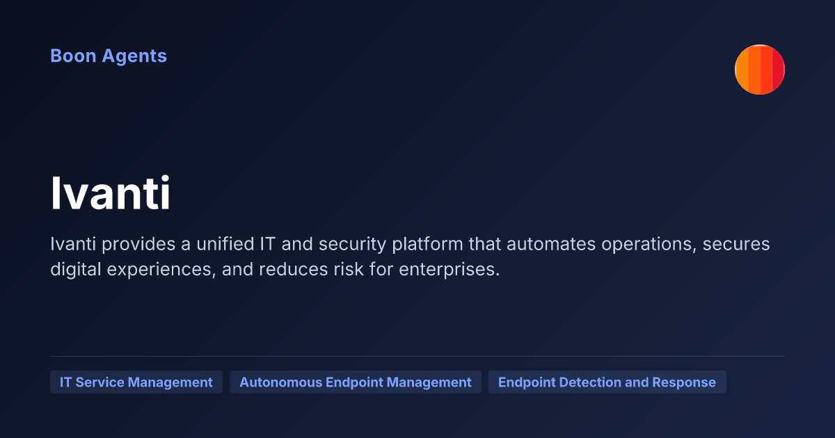 Ivanti — company overview