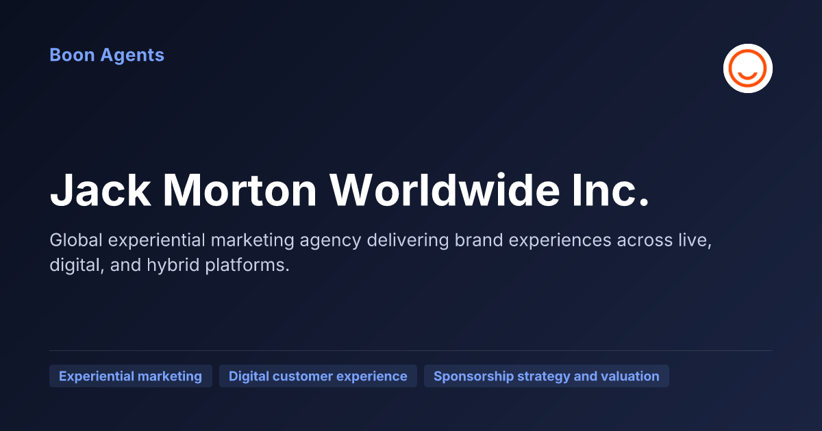 Jack Morton Worldwide Inc. — company overview