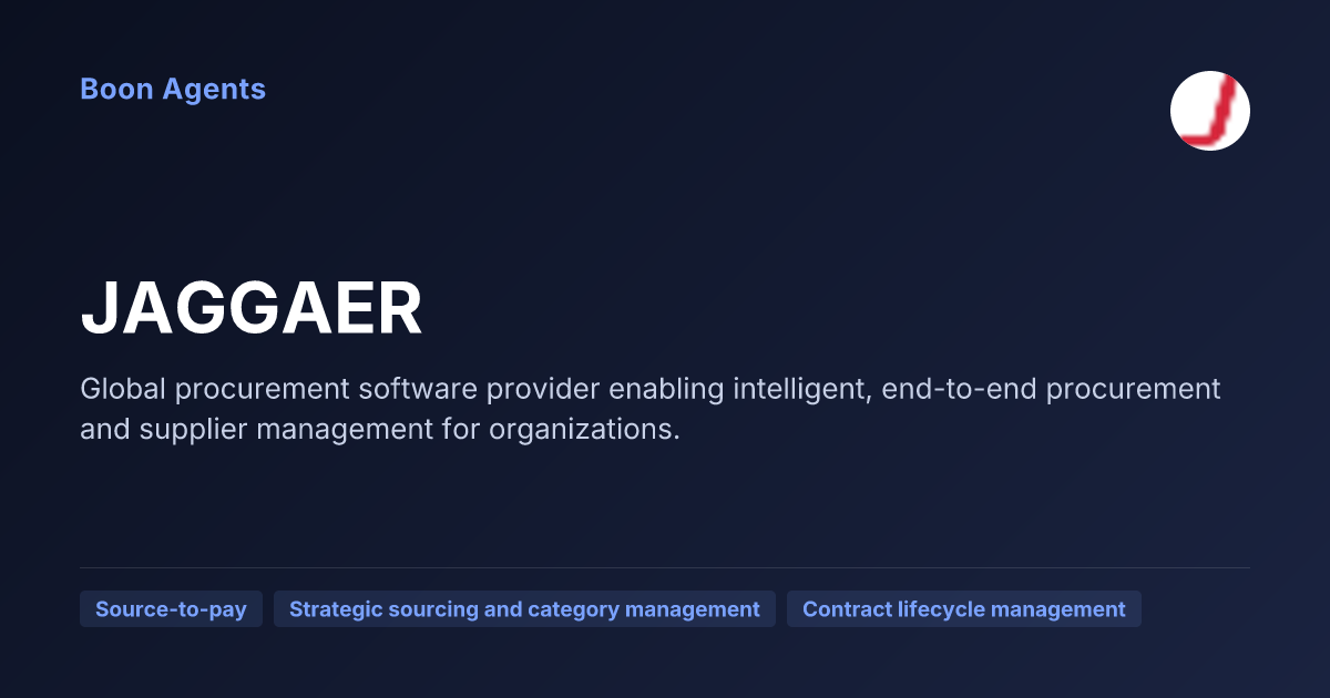 JAGGAER — company overview