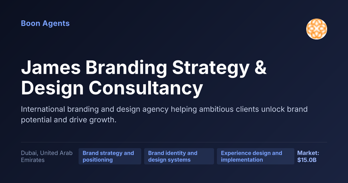James Branding Strategy & Design Consultancy — company overview
