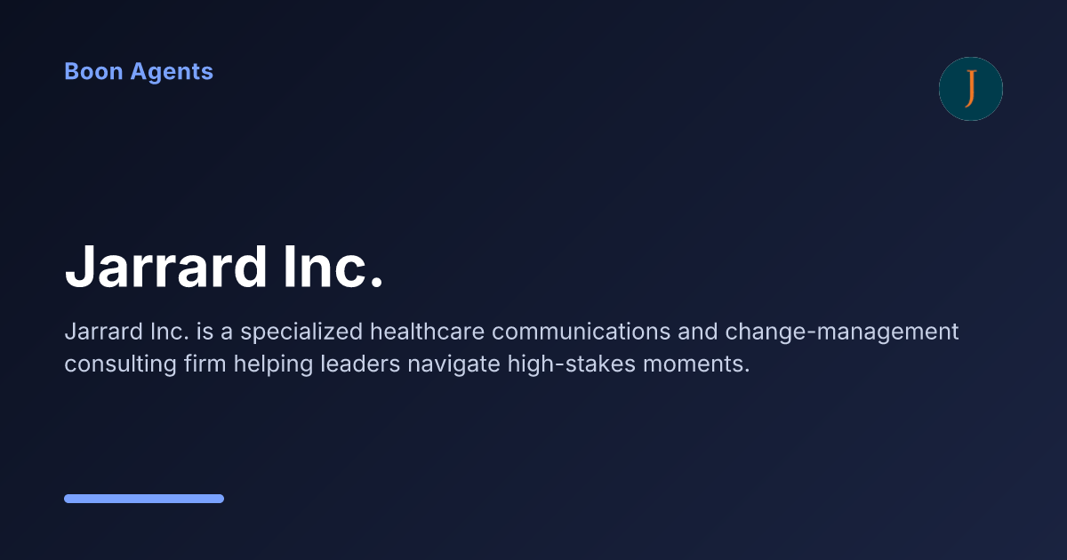 Jarrard Inc. — company overview
