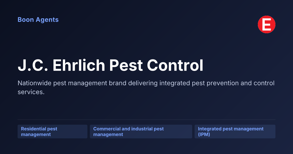 J.C. Ehrlich Pest Control — company overview