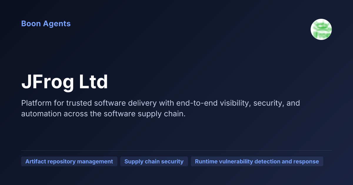 JFrog Ltd — company overview