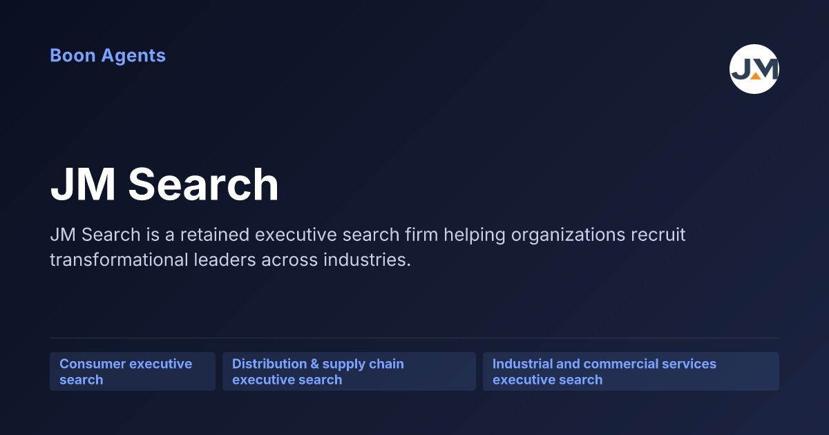 JM Search — company overview