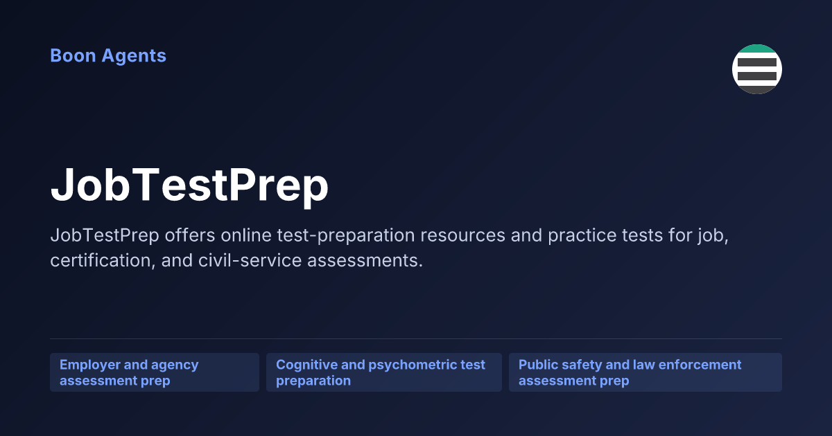 JobTestPrep — company overview