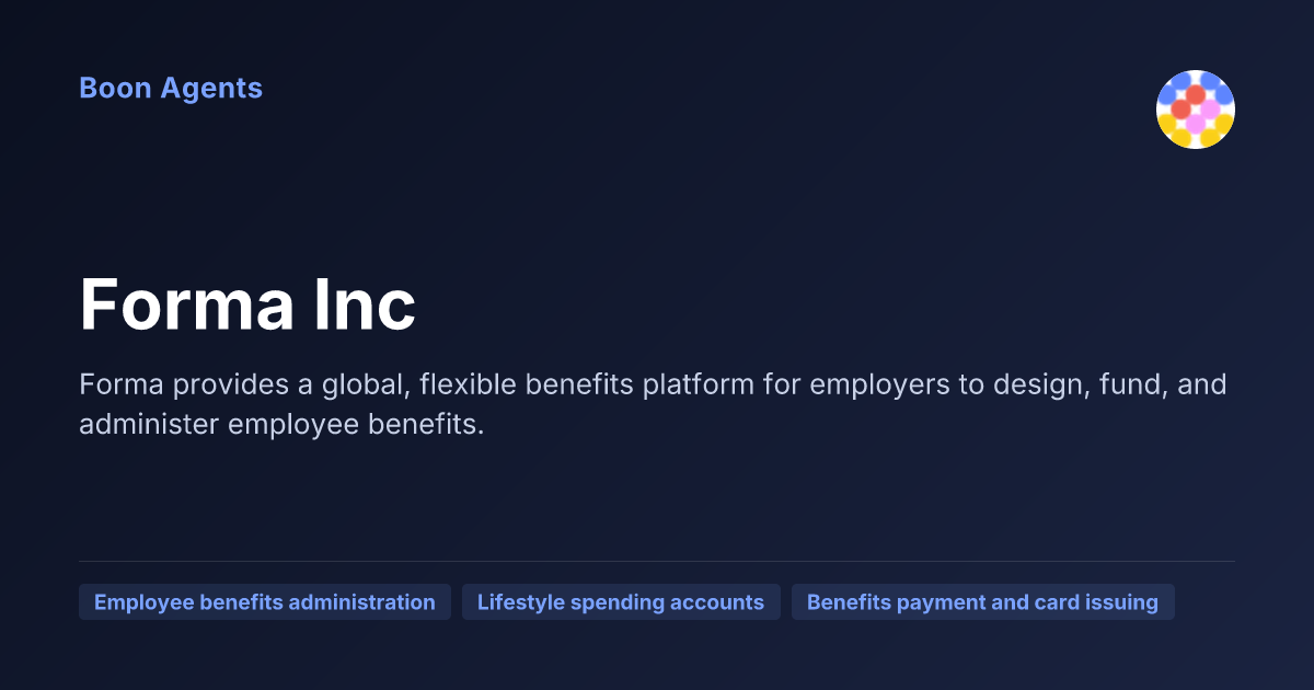 Forma Inc — company overview