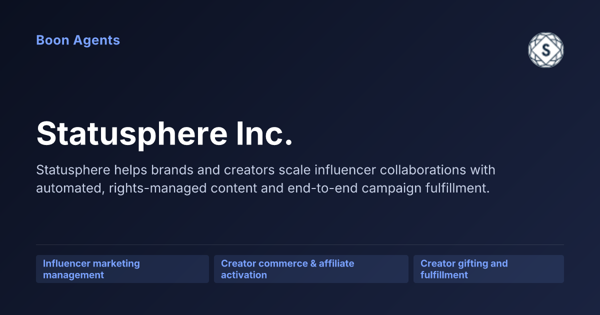 Statusphere Inc. — company overview