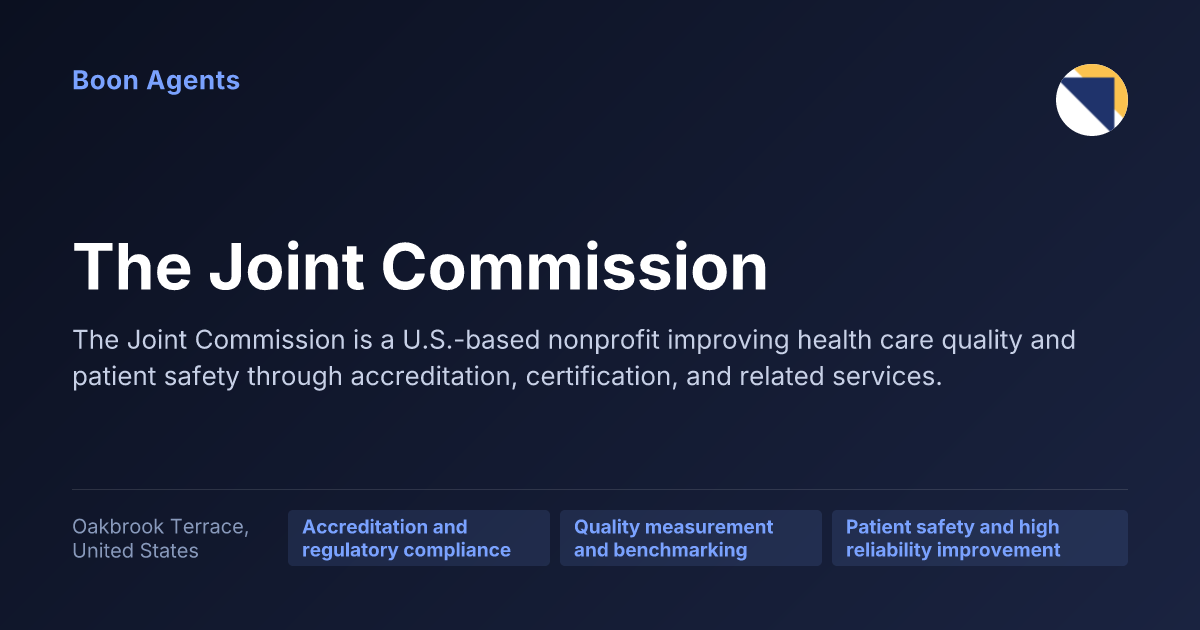The Joint Commission — company overview