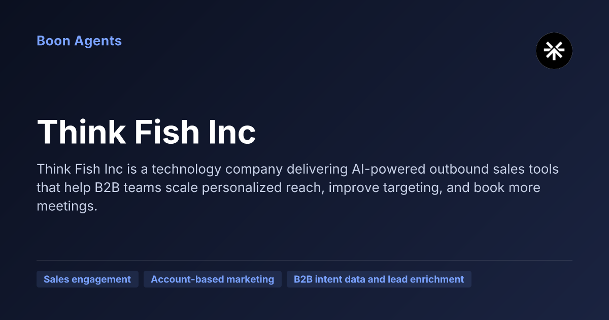 Think Fish Inc — company overview