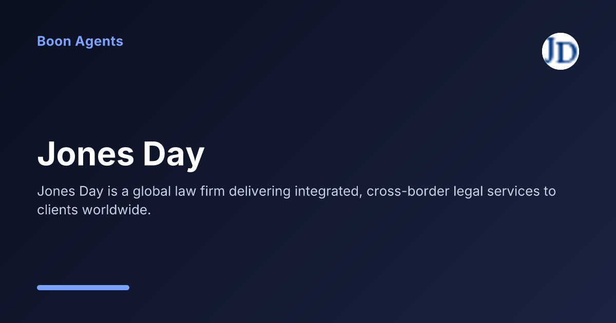 Jones Day — company overview